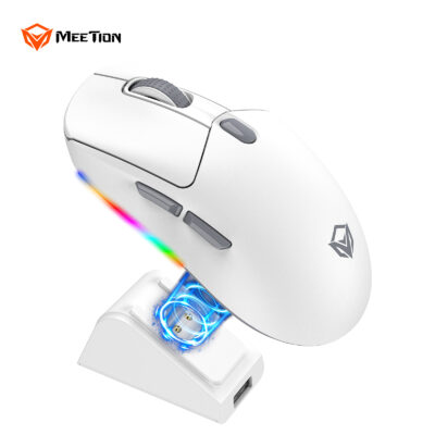 Meetion GW38 Wireless Tri-Mode Gaming Mouse with Magnetic Charging Dock
